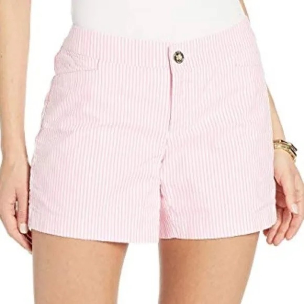 Lilly Pulitzer womens Kelly seersucker shorts